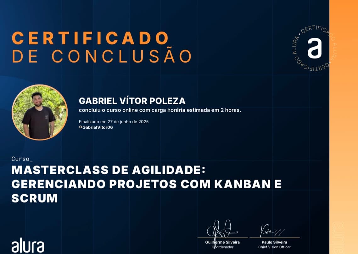 Certificado Alura