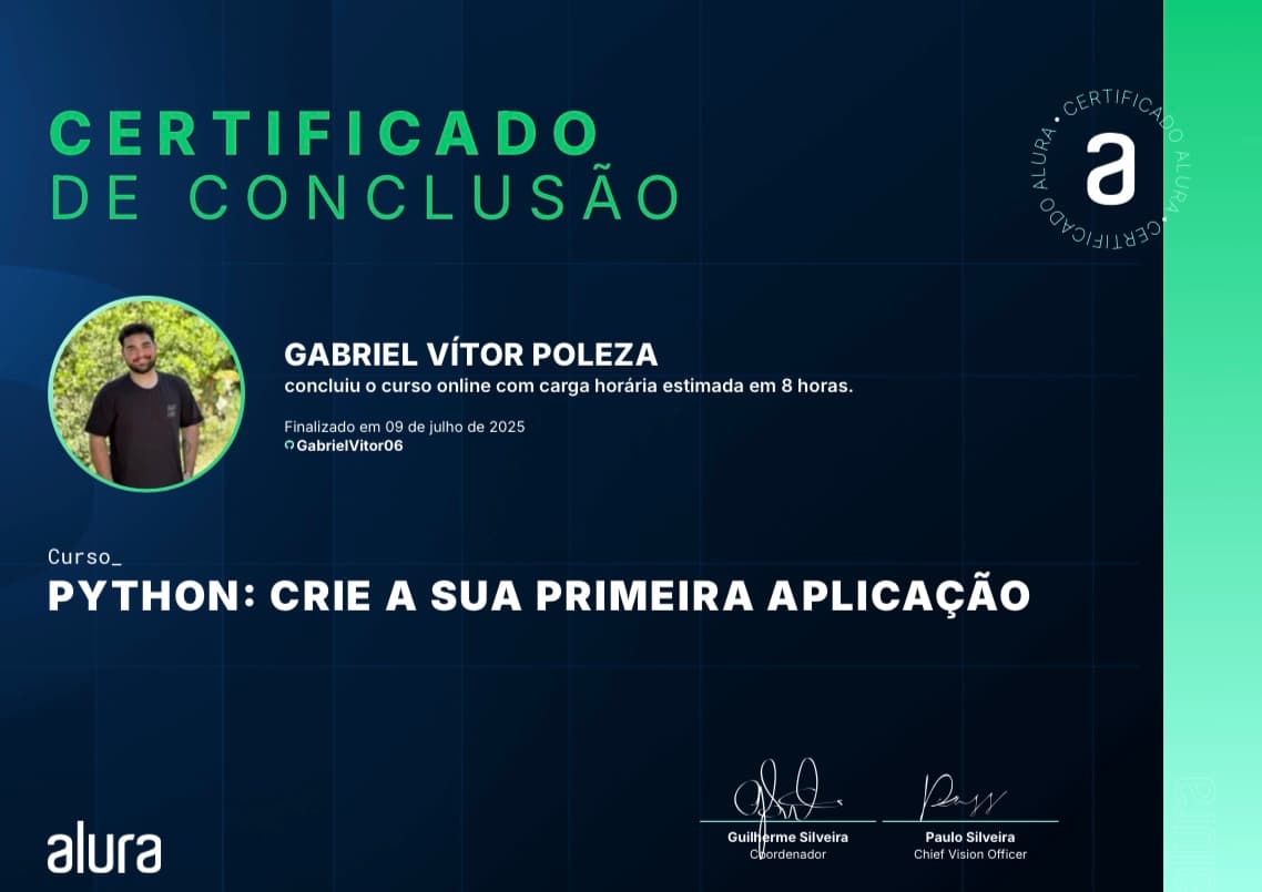 Certificado Alura