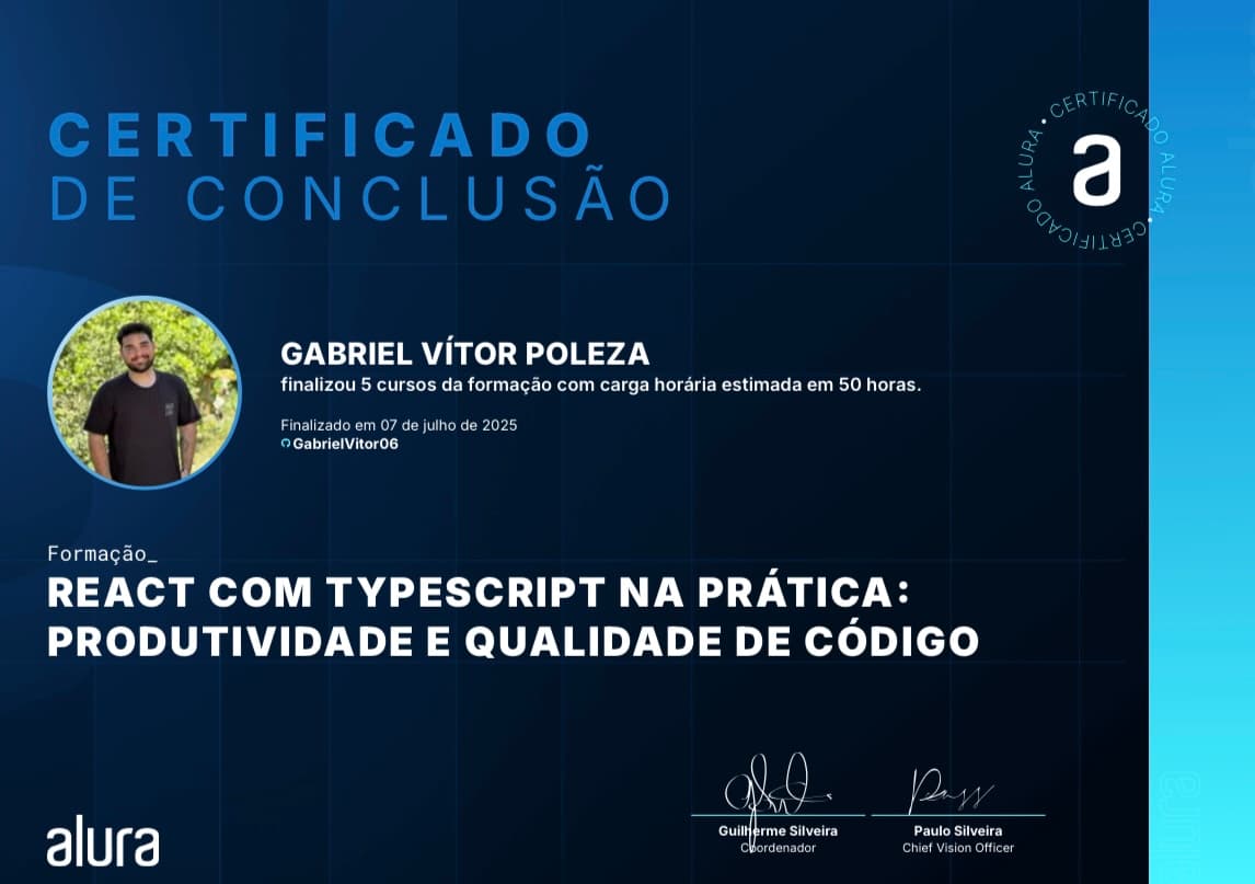 Certificado Alura